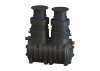 Fedtudskiller m/2 dæksler KLB 125 Ø160mm 7L/sek