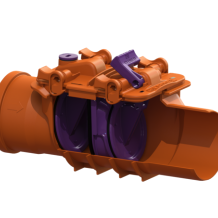 Højvandslukke til gråt spildevand (i brønd)