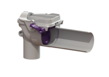 Højvandslukke Siphon Ø50