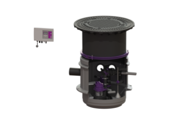 Aqualift S Mono Ø600 GFT600-S1 230V med niveauvippe