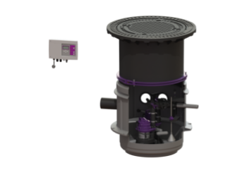 Aqualift S Mono Ø600 GFT600-S1 230V med niveauvippe