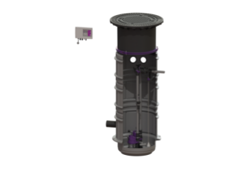 Aqualift S Mono Ø600 GFT600-S1 230V med niveauvippe