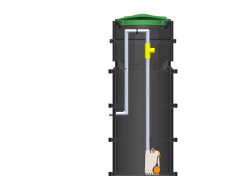 L-Pumpebrønd Ø600 til drænvand