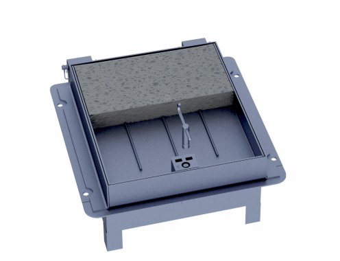 Nedsænkede dæksler til belægning